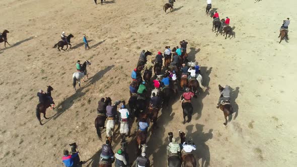 Buzkashi Bushkashi Buskashi Kokpar Kupkari Festival Horseman