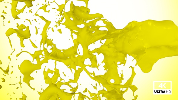 Splash Of Yellow Paint V7