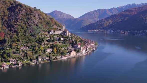 Morcote a Municipality of Switzerland on the Shores of Lake Lugano