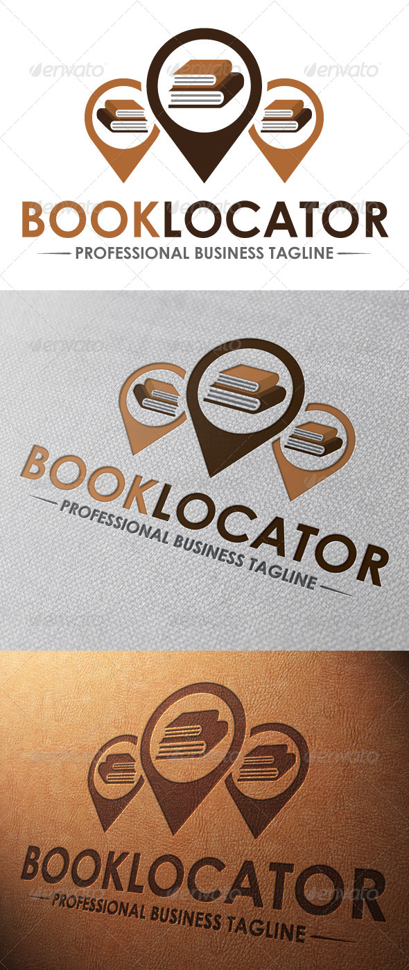 Book Locator Logo Template