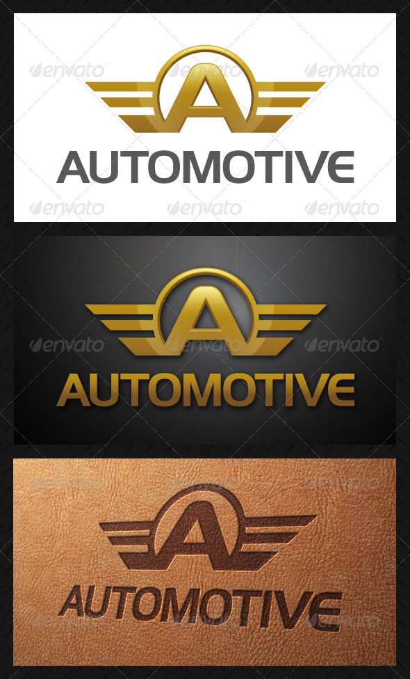 Automotive Letter A Logo Template