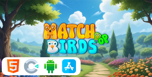 Match Pop Birds - HTML5 Construct3 Game