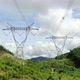 Aerial Shot Of Drone, High Voltage Electric Towers. - VideoHive Item for Sale