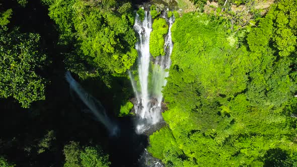 Amazing Sekumpul Waterfall