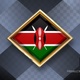 Kenya Flag Rotating Badge 4K Looping with Transparent Background - VideoHive Item for Sale