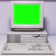 Old Computer Booting And Shutting Down With Glitch And Green Screen Vintage Pc OLDCRAPdotOrg 4k - VideoHive Item for Sale