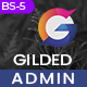 Gilded - Bootstrap Admin Template Dashboard - ThemeForest Item for Sale