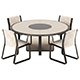 Wynwood Round Dining Set By Ferre Home - 3DOcean Item for Sale