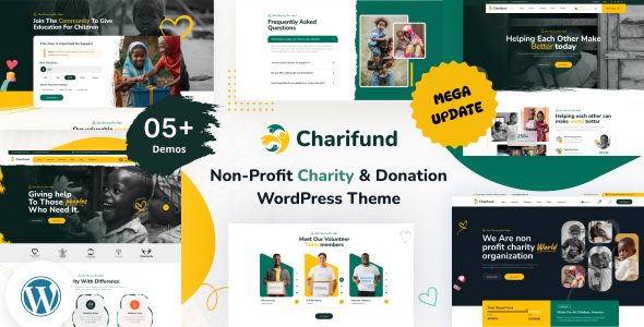 Charifund - Charity Donation & Fundraising NGO HTML Template Multipurpose