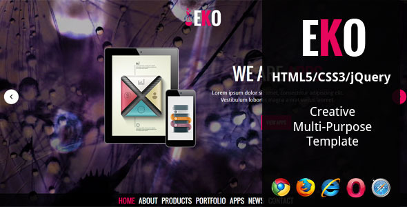 EKO – Creative Multi-Purpose HTML5 Template