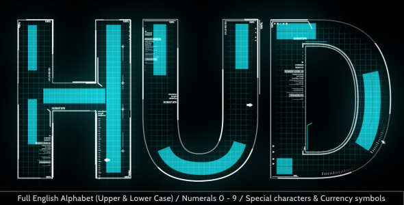 Animated Hud Alphabet