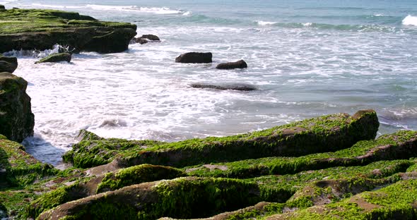 Laomei green Reef in Taipei city of Taiwan