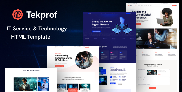 Tekprof –  IT Solution & Technology HTML Template – 0 Sold!