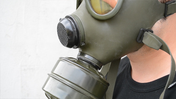 Gas Mask Side View