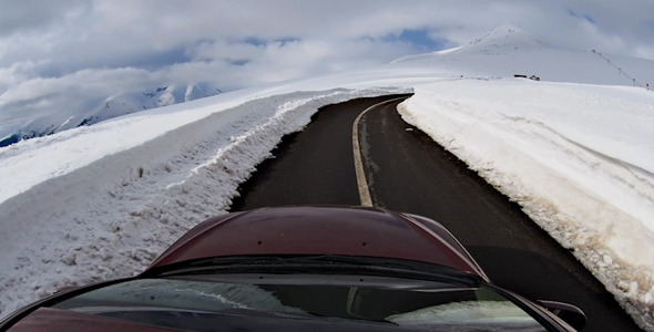Driving Through Snow Drifts