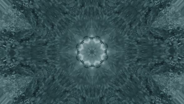 Abstract Animated Kaleidoscope Motion Background