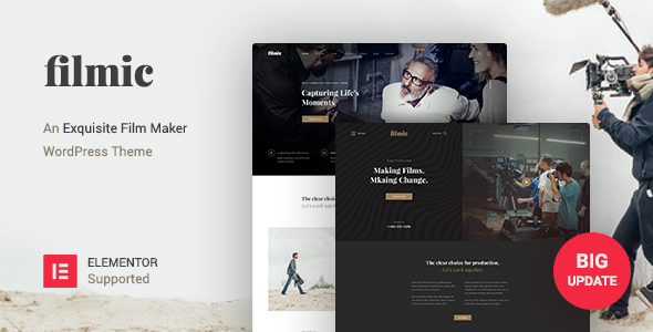 Filmic - Movie Studio & Cinema WordPress Theme