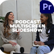 Podcast Multiscreen Slideshow | MOGRT - VideoHive Item for Sale