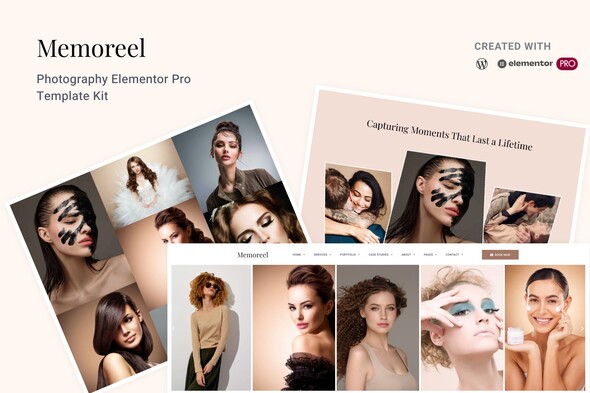 Memoreel - Photography Elementor Pro Template Kit