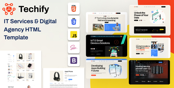 Techify - IT Services & Digital Agency HTML Template