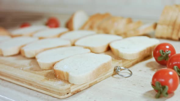 Brown Bread Cut in Slices