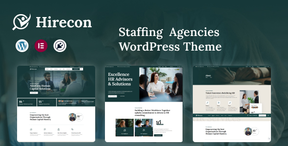 Hirecon – Staffing Agencies WordPress Theme – 0 Sold!