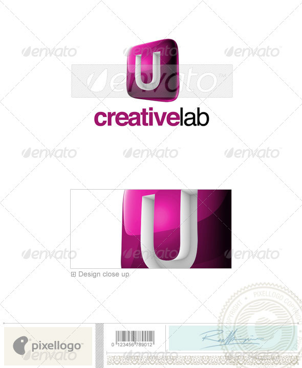 U Logo - 3D-687-U