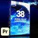 3D Light Leaks - Aqua Water Blue - VideoHive Item for Sale