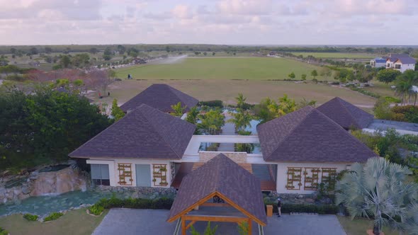 Scenic Los Establos equestrian center in Cap Cana, Dominican Republic