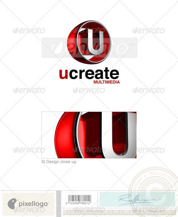 U Logo - 3D-438-U