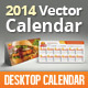 2014, 2015 and 2016 Multi-purpose Desk Calendar - GraphicRiver Item for Sale
