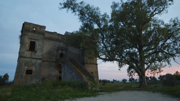 Ancient Norman Era Castle in Calabria Italy