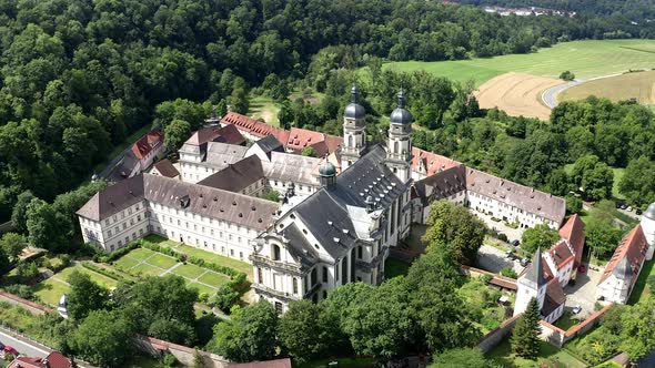 Schoental Abbey, Jagst, Baden-Wuerttemberg, Germany