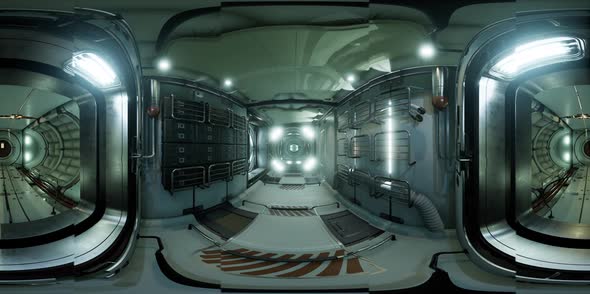 VR360 Interior of Space Station alt