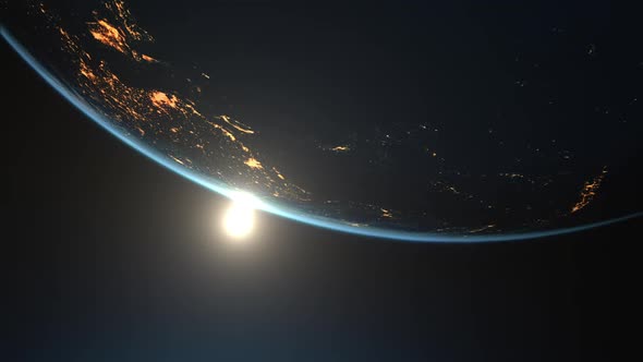 Earth from Space - Sunrise 
