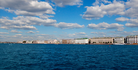 Beautiful Clouds Over Old City
