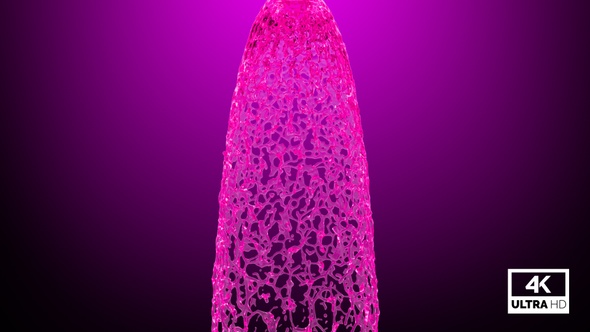 Falling Pink Water Like Fountain alt