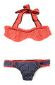 Polka dots frilly vintage bikini - PhotoDune Item for Sale