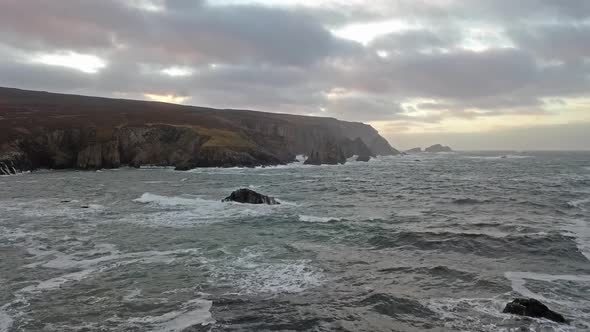 The Amazing Coastline at Port Between Ardara and Glencolumbkille in County Donegal - Ireland