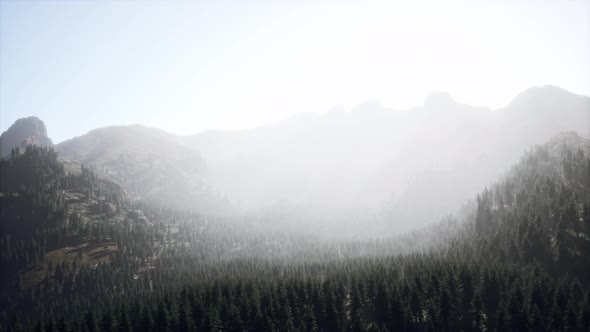 Amazing Mountain Views in Northern Canada in Summer Time