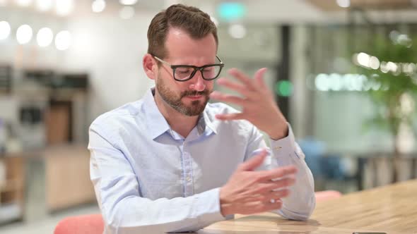 Worried Businessman Thinking and Getting Worried 