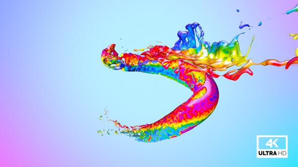 Vortex Splash Of Multicolor Paint V1 alt