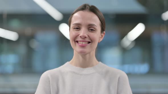 Woman Smiling at Camera