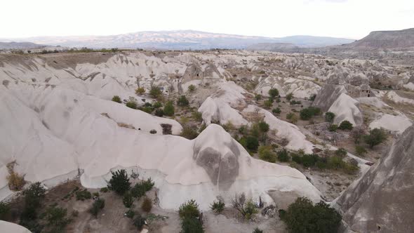 Aerial View Cappadocia Landscape