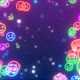Neon Smileys Loop Background 4K - VideoHive Item for Sale