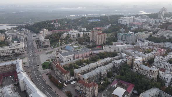 Kyiv - the Capital of Ukraine. Aerial View. Kiev