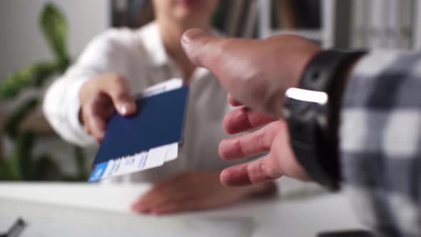 An Employee Manager Agent Issues Tickets For A Flight, Air Travel Coupons For A Flight, An Insurance