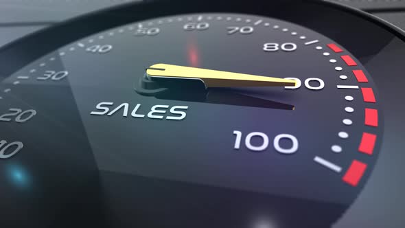 Sales Speedometer
