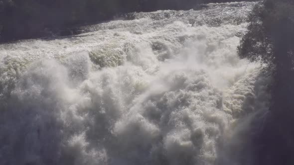 The incredible Victoria Falls on the Zambezi River.