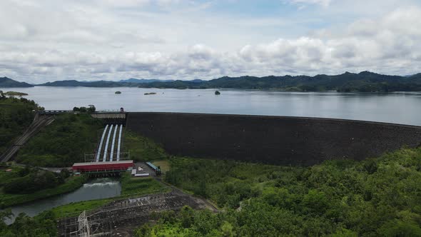 Aerial View of Fish Farms in Norway